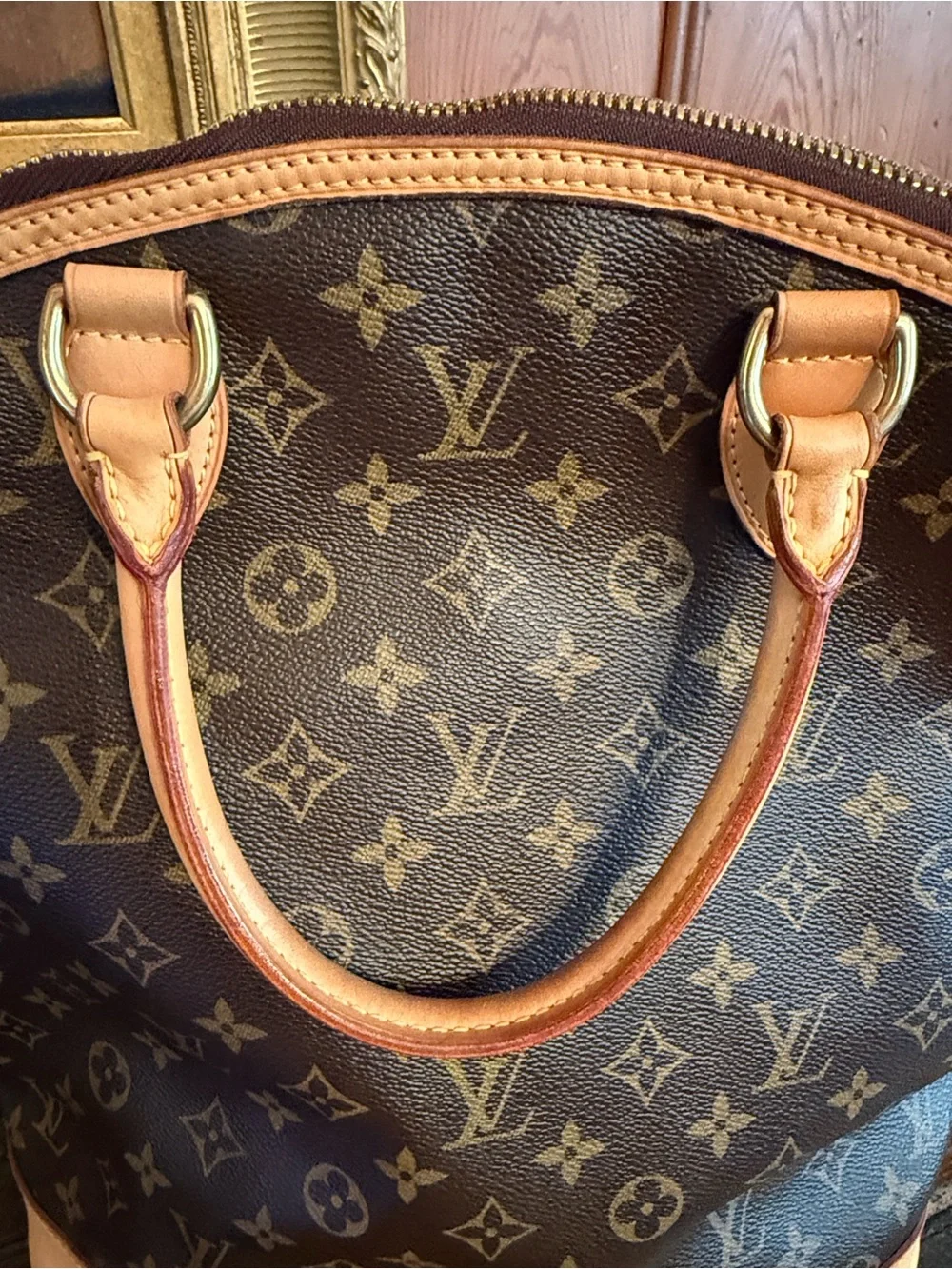 Louis Vuitton Monogram Canvas Tote with Natural Vachetta Trim - Picture 3 of 11